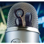 Blue 988-000103 Yeti Wired Condenser Microphone - Stereo - 20 Hz to 20 kHz - Cardioid - Bi-directional - Omni-directional - USB Desktop Stand