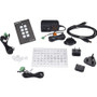 Black Box AVS-CTRL8 Wallplate Control Panel - RS-232 - 8-Button - Wired - Sleek Black Metal