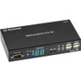Black Box MediaCento IPX 4K Receiver - HDMI, USB, Serial, IR, Audio - 1 Computer(s) - 1 Remote User(s) - 328.08 ft (100000 mm) Range - (Fleet Network)