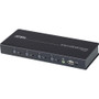 ATEN 4 Port USB Boundless KM Switch For Seamless Multi Computer Control With Eight Ports Rack-mountable Network Local RJ-45 User S X CS724KM