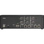 Black Box SS2P-DH-DP-UCAC KVM Switchbox with CAC - 2-Computer Desktop Switch - 4K UHD - 4 USB - 6 DisplayPort