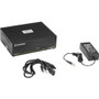 Black Box SS2P-DH-DP-UCAC KVM Switchbox with CAC - 2-Computer Desktop Switch - 4K UHD - 4 USB - 6 DisplayPort
