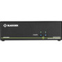 Black Box NIAP 3.0 Secure 2-Port Dual-Head HDMI KVM Switch - 2 Computer(s) - 1 Local User(s) - 3840 x 2160 - 5 x USB - 6 x HDMI - - (Fleet Network)