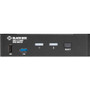 Black Box USB-C 4K KVM Switch, 2-Port - 2 Computer(s) - 1 Local User(s) - 3840 x 2160 - 7 x USB - Desktop - 1 x DisplayPort - TAA (Fleet Network)