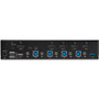 StarTech.com SV431HU34K6 4-Port HDMI KVM Switch - 4K 60Hz UHD HDR - HDMI 2.0 - 2-Port USB 3.0 Hub - Audio - Hotkey Switching