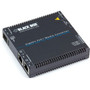 Black Box Gigabit PoE+ Media Converter - 10/100/1000BASE-T to SFP - 2x PoE+ (RJ-45) Ports - Gigabit Ethernet - 10/100/1000Base-TX, - 1 (Fleet Network)