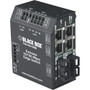 Black Box LBH240 Transceiver/Media Converter - New - 4 x Network (RJ-45) - 2 x SC Ports - Single-mode - Fast Ethernet - 10/100Base-T - (Fleet Network)