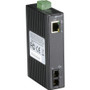Black Box Transceiver/Media Converter - 1 x Network (RJ-45) - 1 x SC Ports - DuplexSC Port - Single-mode - Fast Ethernet - - - TAA (Fleet Network)