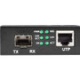 Black Box LGC220A 10GBASE-TX to 10GBASE-FX Media Converter - 1 x RJ-45 to Single/Multi-mode Fiber