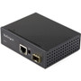 StarTech.com Industrial Fiber to Ethernet Media Converter - 1Gbps SFP to RJ45/CAT6 - SM/MM Fiber to Copper Gigabit Network IP-30 12V - (Fleet Network)