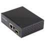 StarTech.com PoE+ Industrial Fiber to Ethernet Media Converter 60W - SFP to RJ45 - SM/MM Fiber to Gigabit Copper IP-30 - Fiber to & to (IMC1GSFP60W) IMC1GSFP60W Transceivers & Media Converters physical StarTech.com Fleet Network Canada