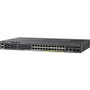 Cisco Catalyst 2960X-24PD-L Ethernet Switch - 24 Ports - Manageable - 10/100/1000Base-T, 10GBase-X - Refurbished - 2 Layer Supported - (Fleet Network)