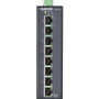 Black Box Industrial Unmanaged Gigabit PoE+ Switch - 8-Port - 8 Ports - Gigabit Ethernet - 10/100/1000Base-TX - TAA Compliant - 2 - - (LPH008A-R2)