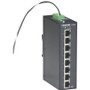 Black Box Industrial Unmanaged Gigabit PoE+ Switch - 8-Port - 8 Ports - Gigabit Ethernet - 10/100/1000Base-TX - TAA Compliant - 2 - - (Fleet Network)