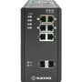 Black Box Ethernet Switch - 6 Ports - Manageable - Gigabit Ethernet - 1000Base-X - TAA Compliant - 2 Layer Supported - Modular - 2 SFP (LIE1082A) LIE1082A Switches & Bridges physical Black Box Fleet Network Canada