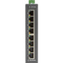 Black Box Industrial Unmanaged 10 100 Mbps Ethernet Switch Extreme Temperature Rated 8 Ports 2 Layer Supported Twisted Pair LBH3080A