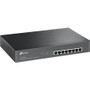 TP-Link 8-Port Gigabit Desktop/Rackmount Switch with 8-Port PoE+ - 8 Ports - Gigabit Ethernet - 1000Base-T - 2 Layer Supported - Power (TL-SG1008MP)