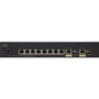 Cisco SF352-08P-K9-NA-RF SF352-08P 8-Port Managed PoE+ Switch - 8 Fast Ethernet PoE+ - 2 Gigabit SFP Combo - Layer 3 - Rack-Mountable - Refurbished