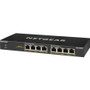 Netgear GS308PP Ethernet Switch - 8 Ports - 2 Layer Supported - Twisted Pair - Desktop, Wall Mountable, Rack-mountable - 3 Limited (Fleet Network)