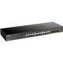 D-Link DGS-1250-28X 28-Port Smart Managed Switch - 24 Gigabit + 4 SFP+ 10GbE - Layer 3 - Desktop