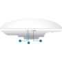 Ubiquiti NanoBeam AC Wireless Bridge Compact Long Range Point To Gigabit Link 802.11ac Ethernet IEEE Mbit GHz S NBE-2AC-13