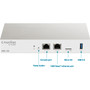 D-Link DNH-100 Nuclias Connect Wireless LAN Controller - 1 x Gigabit Ethernet - Rack-Mountable - 6.5W