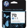 HP 712 Original Ink Cartridge - Cyan - Inkjet - 1 / Pack (Fleet Network)