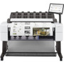 HP Designjet T2600dr PostScript Inkjet Large Format Printer - 36" Print Width - Color - Printer, Scanner, Copier - 6 Color(s) - 19.3 - (Fleet Network)