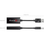 Creative 7.1 Portable Sound Card with Headphone Amplifier - 24 bit DAC Data Width - 7.1 Sound Channels - External - Creative - USB 3.0 (70SB171000000)