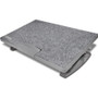 Kensington SmartFit SoleMate Pro Elite Ergonomic Foot Rest - 18&deg; Tilt - Gray - Fabric (Fleet Network)