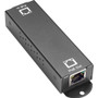 Black Box 10/100/1000BASE-T PoE+ Ethernet Repeater - 802.3at, 1-Port - New - 10/100/1000Base-T (LPR1111)