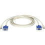 Black Box KVM CPU Cable - DT Pro Series, VGA, PS/2, 9-ft. (2.7-m) - 9 ft KVM Cable for Computer, Server, KVM Switch, Keyboard, Mouse - (EHN7001213UVP-0009)