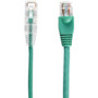 Black Box C6PC28-GN-15 Slim-Net Cat. 6 UTP Patch Cable - 15 ft Green CM Jacket - Snagless Boot - Gold Plated RJ-45