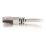 C2G 10 ft Cat5e Molded Shielded Network Patch Cable - Gray - 10 ft (3.05 m) Category 5e Network Cable - First End: 1 x RJ-45 - Male - (27255)