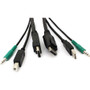 Black Box DisplayPort KVM Cable - USB A-B, 3.5mm Audio, 6-ft. (1.8-m) - 6 ft DisplayPort/Mini-phone/USB Audio/Video/Data Transfer for (SKVMCBL-DP-06)