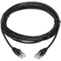 Tripp Lite Cat6a 10G Snagless Molded Slim UTP Network Patch Cable (M/M), Black, 10 ft. - 10 ft Category 6a Network Cable for Computer, (N261-S10-BK)