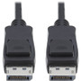 Tripp Lite DisplayPort 1.4 Cable with Latching Connectors, 8K, M/M, Black, 15 ft. - 15 ft DisplayPort A/V Cable for Audio/Video Gaming (P580-015-V4) P580-015-V4 AV Cable physical Tripp Lite Fleet Network Canada