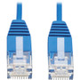 Tripp Lite N200-UR03-BL Cat6 Ultra-Slim Ethernet Cable (RJ45 M/M), Blue, 3 ft. - 3 ft Category 6 Network Cable for Network Device, ... (Fleet Network)