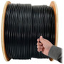 Tripp Lite Cat6/6e Ethernet Cable, Black, 1000 ft - 1000 ft Category 6/Category 6e Network Cable for Network Device, Antenna, Digital (N228-01K-BK)
