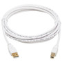 Tripp Lite Safe-IT USB-A to USB-B Antibacterial Cable (M/M), USB 2.0, White, 10 ft. - 10 ft USB/USB-B Data Transfer Cable for Device, (U022AB-010-WH)