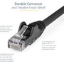 StarTech.com 6ft (1.8m) CAT6 Ethernet Cable, LSZH (Low Smoke Zero Halogen) 10 GbE Snagless 100W PoE UTP RJ45 Black Network Patch Cord, (N6LPATCH6BK)