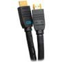 C2G C2G10382 Performance Series Ultra Flexible High Speed HDMI Cable - 25ft - 4K 60Hz - 18 Gbit/s - CMG/FT4 Rated - Black