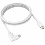 Compulocks 6ft Charge & Data USB-C to USB-C 90-Degree Cable - 6 ft USB-C Data Transfer Cable for Tablet, Smartphone - First End: 1 x C (Fleet Network)
