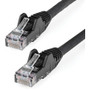 StarTech.com 20ft (6m) CAT6 Ethernet Cable, LSZH (Low Smoke Zero Halogen) 10 GbE Snagless 100W PoE UTP RJ45 Black Network Patch Cord, (Fleet Network)