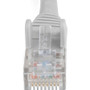 StarTech CAT6 LSZH 10GbE Snagless PoE UTP RJ45 Gray Network Patch Cord StarTech.com Ethernet Halogen Cable Smoke Zero ETL GbE Low N6LPATCH25GR