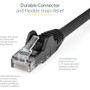 StarTech. com N6LPATCH30BK CAT6 Ethernet Patch Cable - 30ft (9m) LSZH UTP Snagless RJ45 10GbE 100W PoE Black