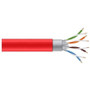 Black Box GigaTrue Cat.6a S/FTP Network Cable - 1000 ft (304.80 m) Category 6a Network Cable for Network Device - First End: Bare Wire (C6ABC50S-STR-RD-1000)
