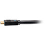 C2G C2G50196 Performance Series HDMI Cable - 25ft High Speed with Ethernet - 4K 60Hz HDR - In-Wall CMG Rated - Black