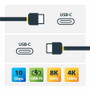 StarTech.com 20in 50cm Top Single Screw Locking USB C Cable 10Gbps, USB 3.1 Type-C Cable, 5A/100W PD, DP Alt Mode, USB-C to C Cord - C (USB31CCTLKV50CM)