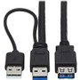 Tripp Lite series U330-10M-1 USB 3.2 Gen 1 Active Extension Repeater Cable (M/F), 10 m (32.8 ft.) - 32.8 ft (10 m) USB Data Transfer - (U330-10M-1)